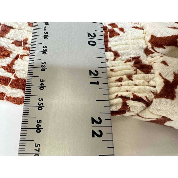 Universal Thread Goods Co Skirt Womens Size 2X Brown Floral A Line Midi Tiered - Picture 5 of 8